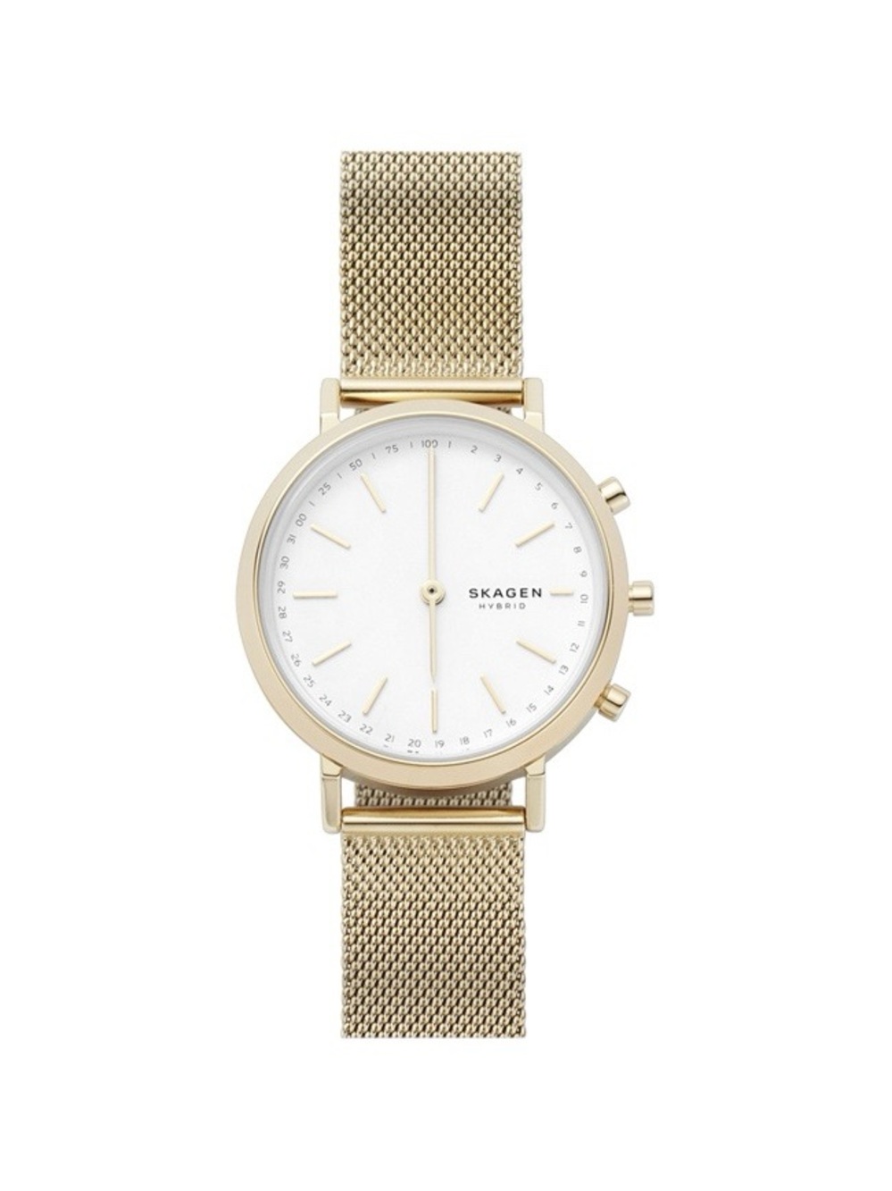 ✨ Skagen Hald Quartz Hybrid Smartwatch in Gold ✨